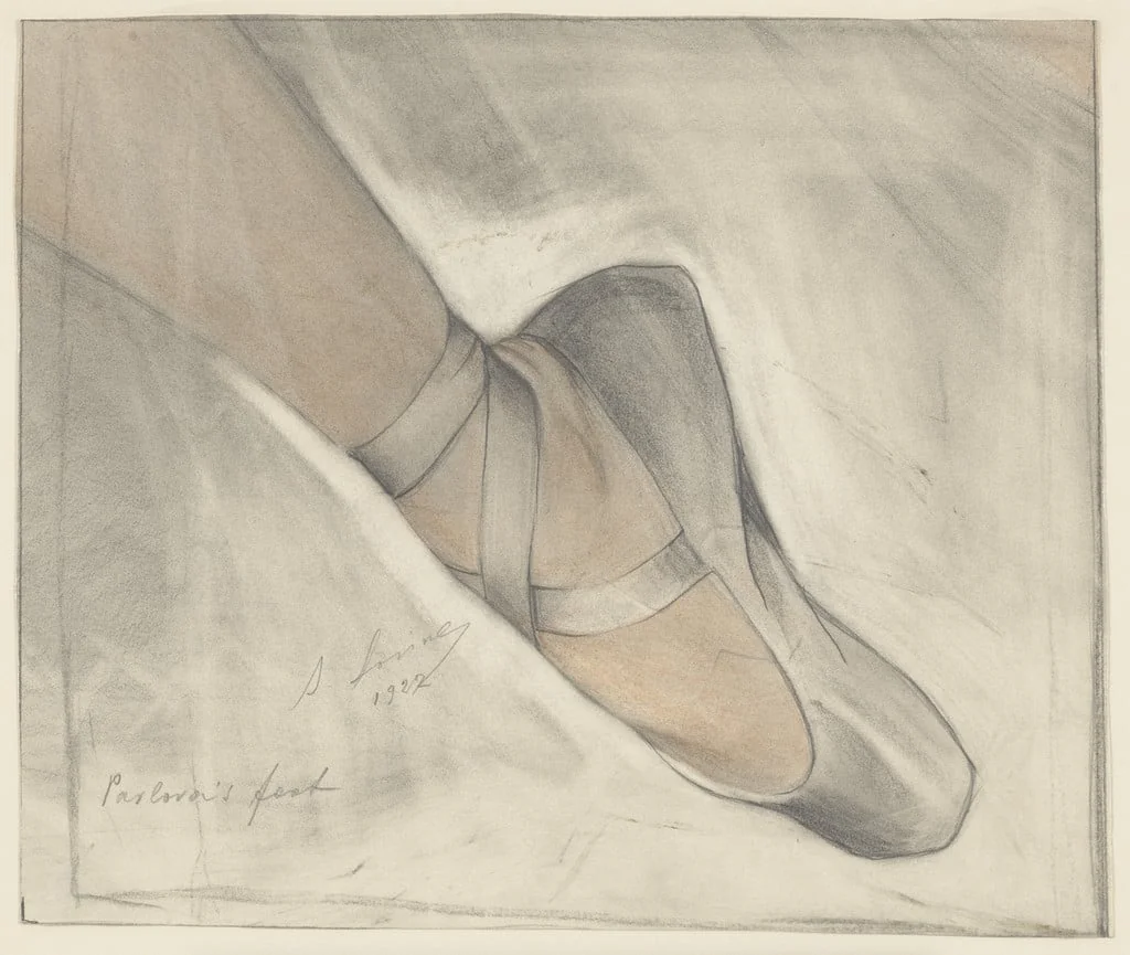 Untitled, by Savely Sorine, graphite, 1922