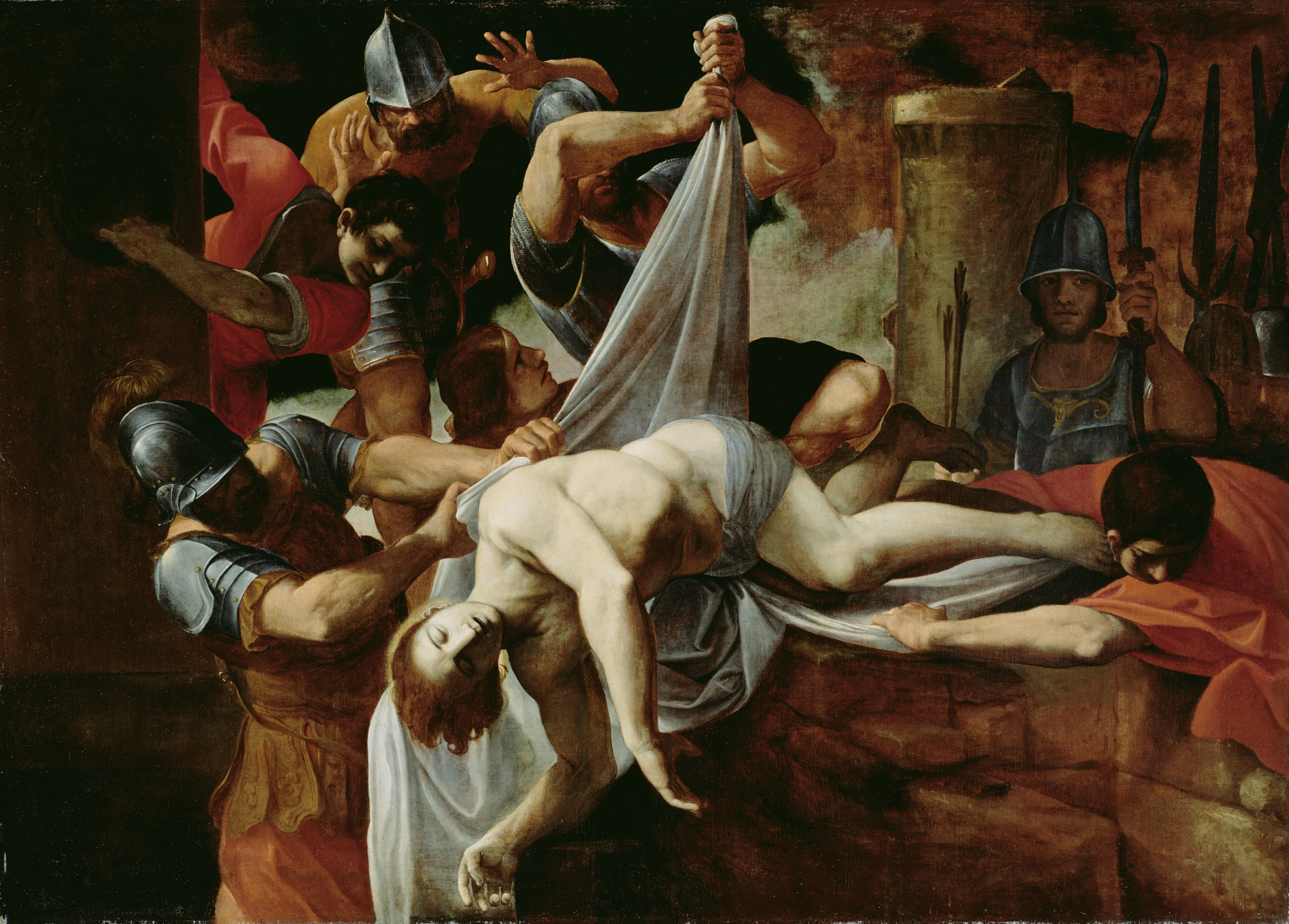 St. Sebastian Thrown into the Cloaca Maxima