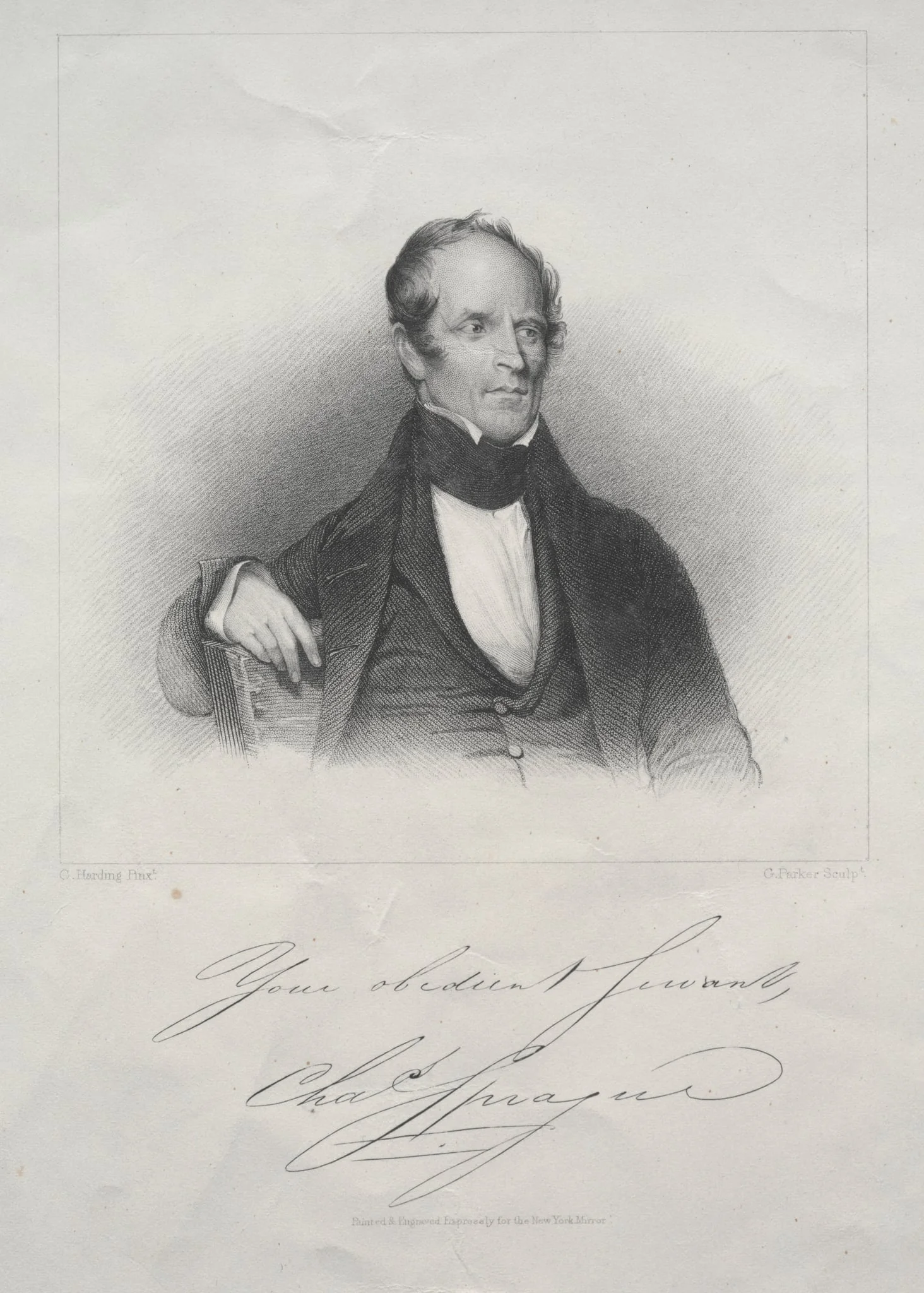Charles Sprague, by George Parker, 1868