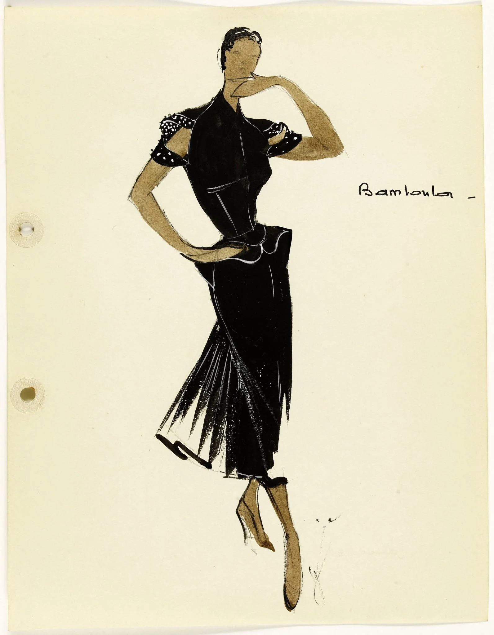 'Bamboula', by Marie-Louise Carven, 1951