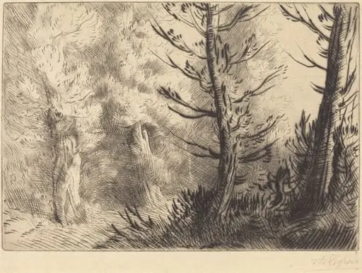 In the Forest of Fontainebleau (Dans le foret de Fontainebleau)