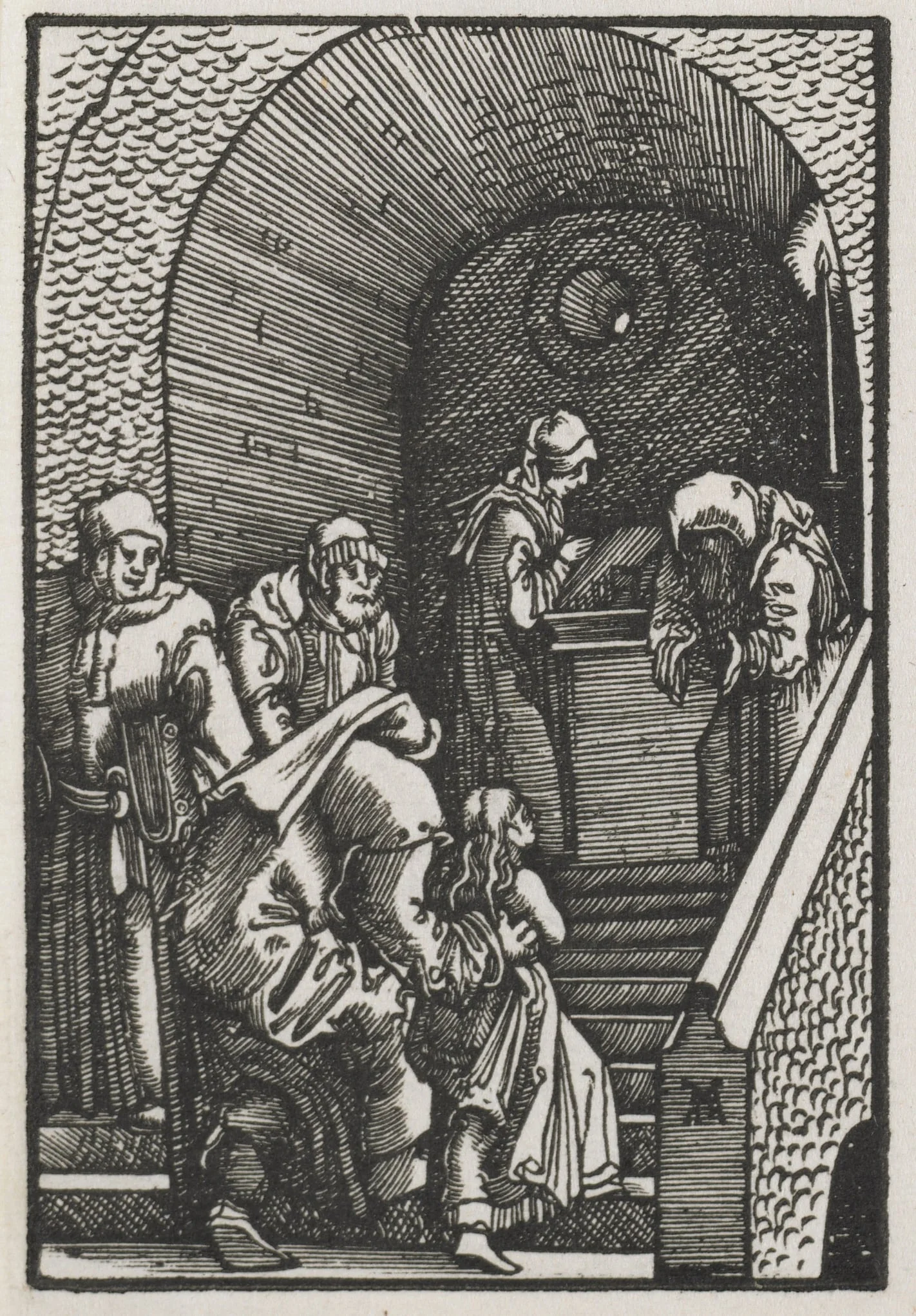 The Fall and Redemption of Man:  The Presentation of the Virgin in the Temple, by Albrecht Altdorfer, 1515