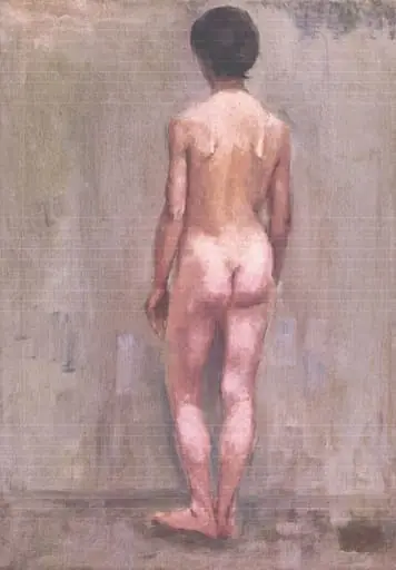 Studiu de nud cu spatele (Nud în atelier)