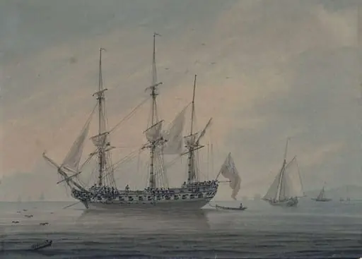 Seascape with a Frigate