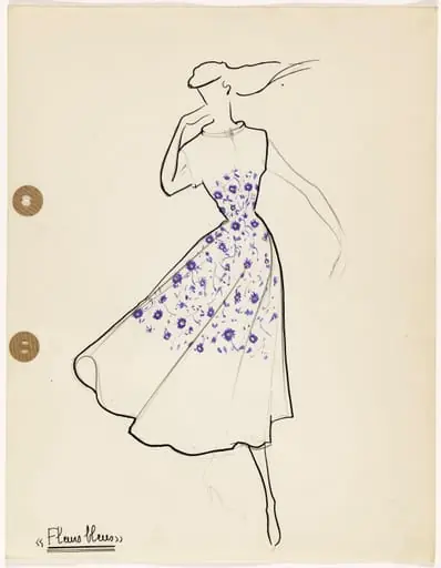 'Fleurs bleues'