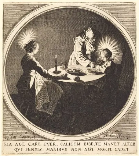 The Holy Family at Table