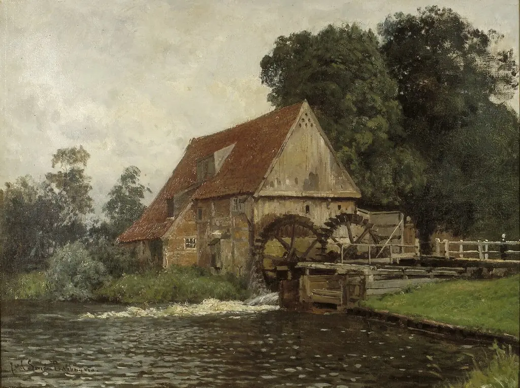 Watermill in Lage, Germany