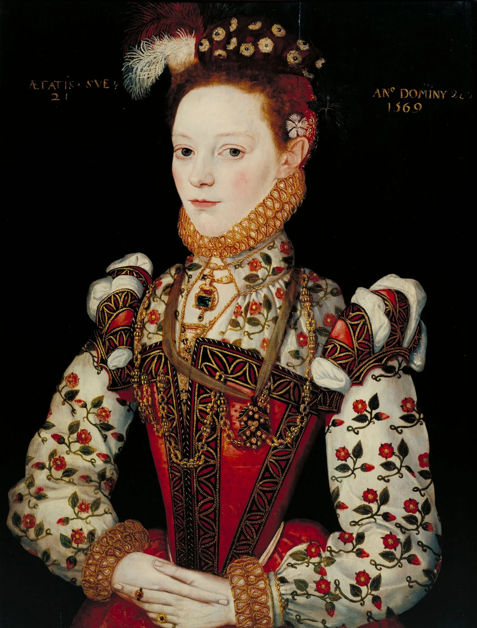 A Young Lady Aged 21, Possibly Helena Snakenborg, later Marchioness of Northampton