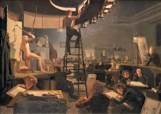 The Life Class at the Royal Academy of Fine Arts