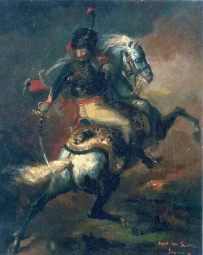 Ofițer de vânători călare (Copie după Gericault)
