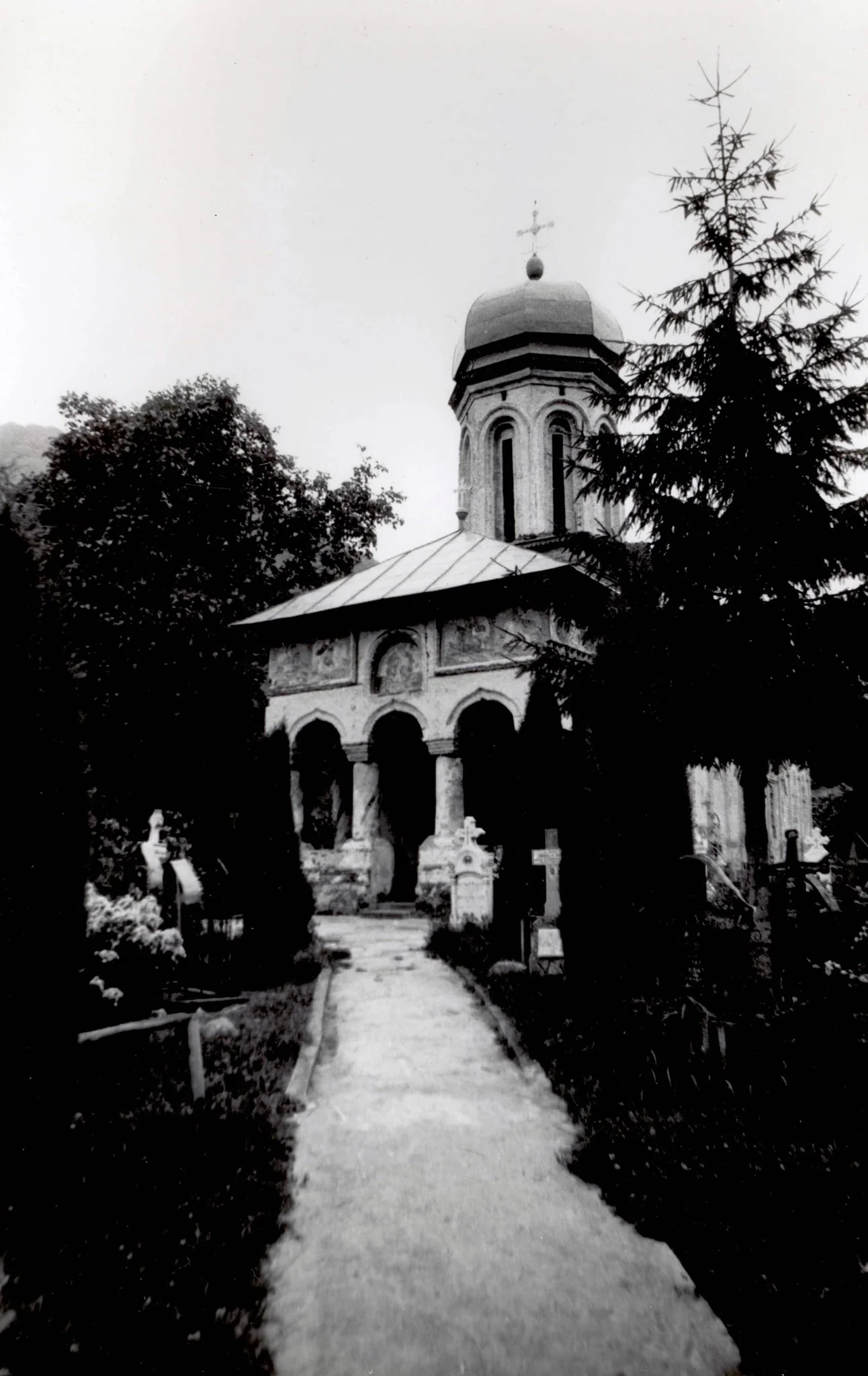 Biserica "Sf. Nicolae", Cîineni Mici, comuna Cîineni, județul Vâlcea (1981), by Unknown, 1981