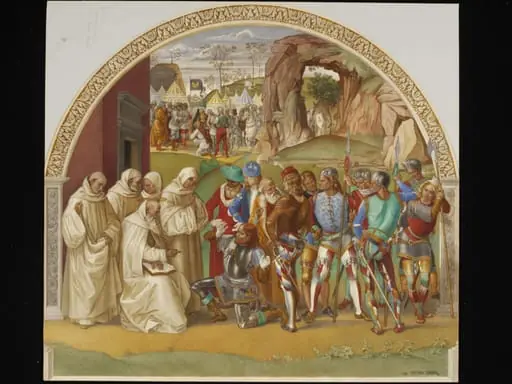 St Benedict and the False King Totila