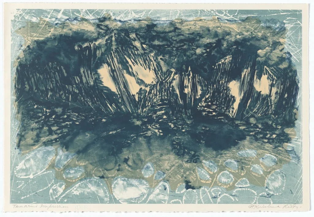Untitled, by N. Krishna Reddy, ink, 1965