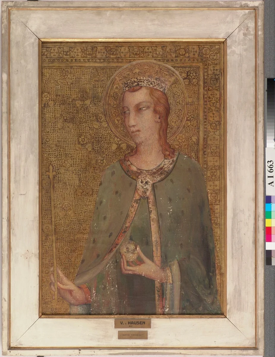Madonna, kopio Simone Memmin mukaan, by Werner von Hausen, unspecified