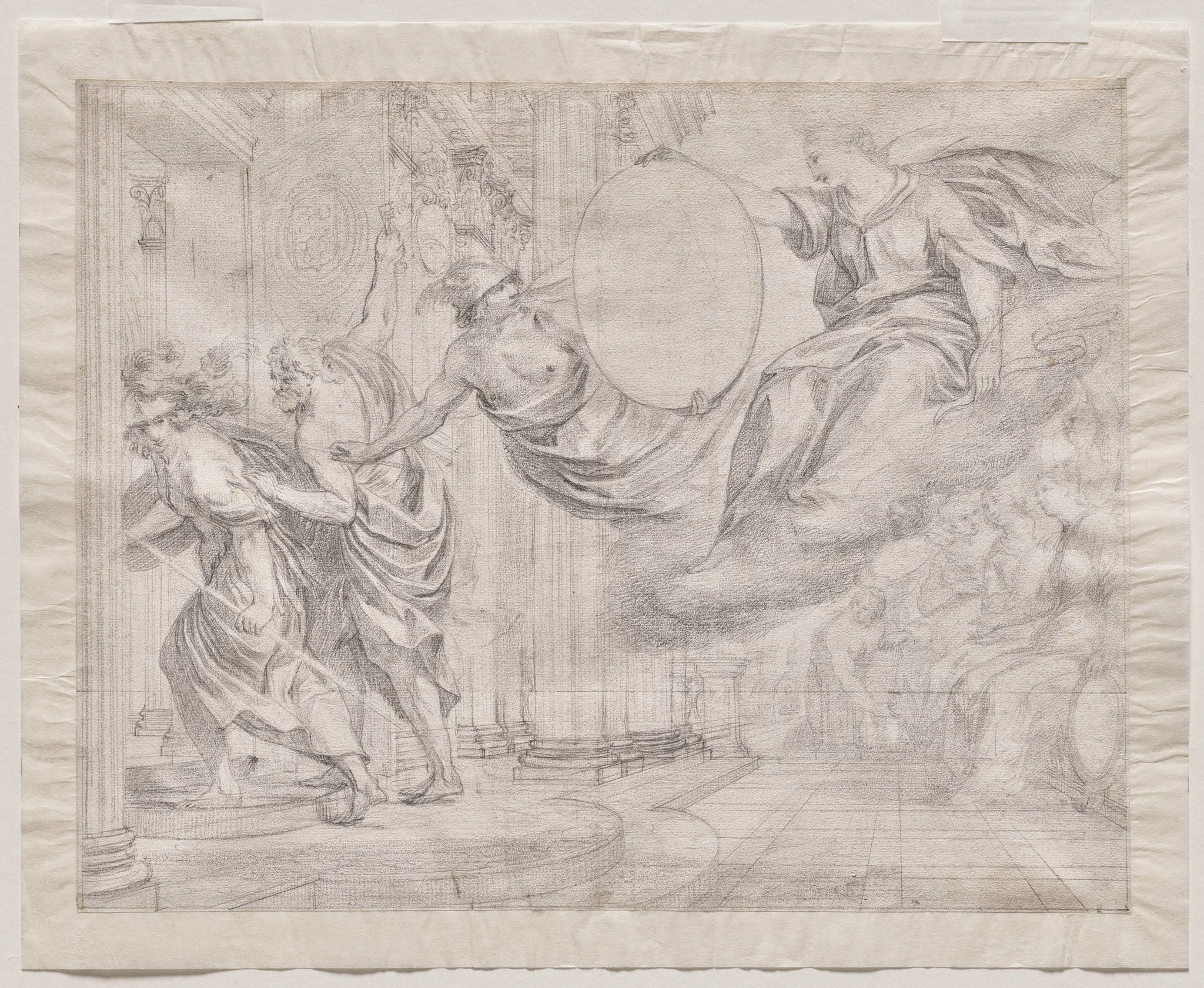 Allegory in Honor of Claude de Mesmes, Count d'Avaux (Allegorie en l'honneur de Claude de Mesmes, comte d'Avaux), by Grégoire Huret, 1648