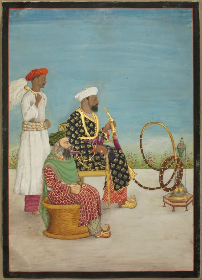 Portrait of Hafiz Abd al-Rahim Khan, by Unknown, unspecified, 1818