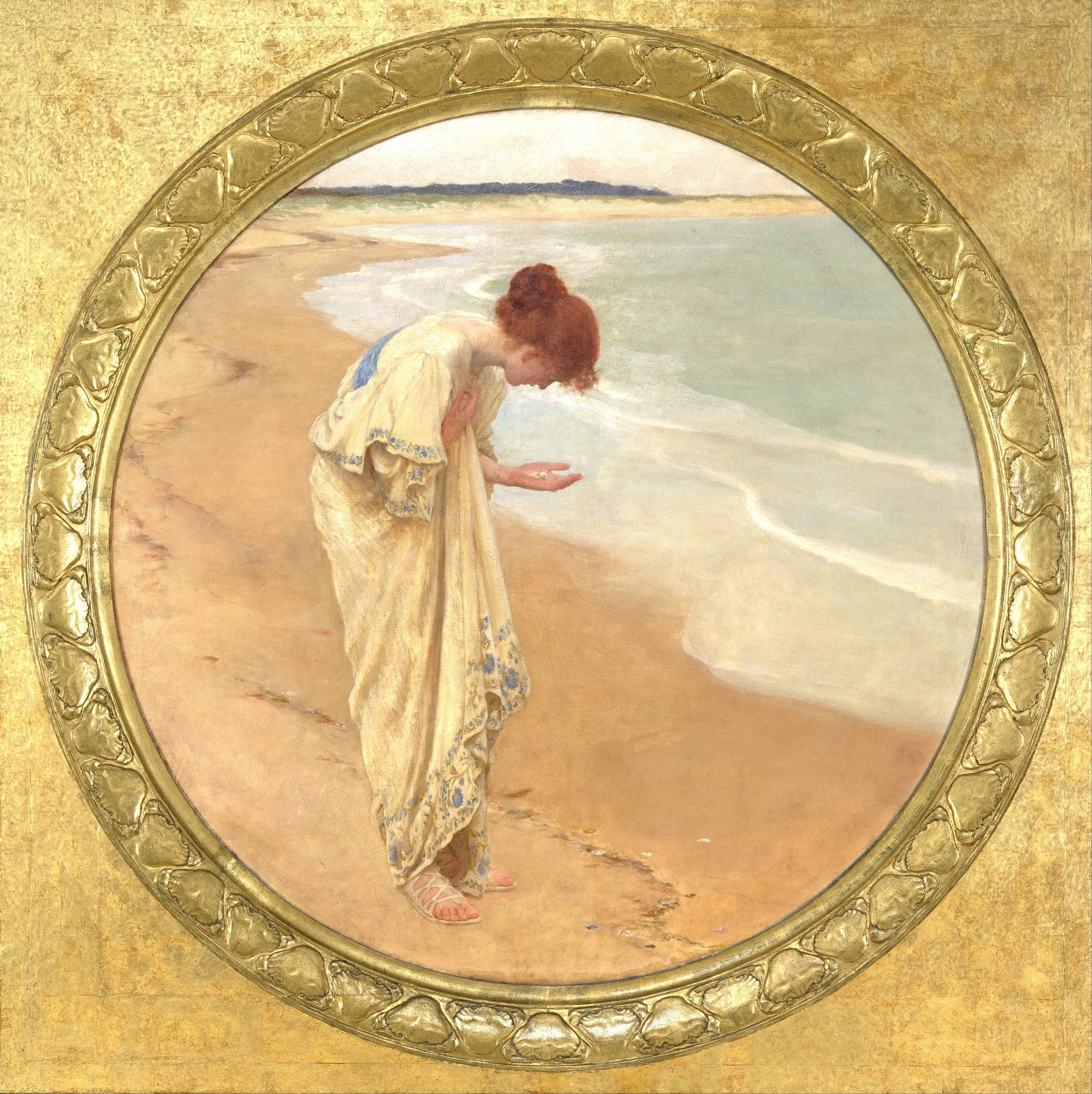 The sea hath its pearls, by William Henry Margetson, oil, 1899