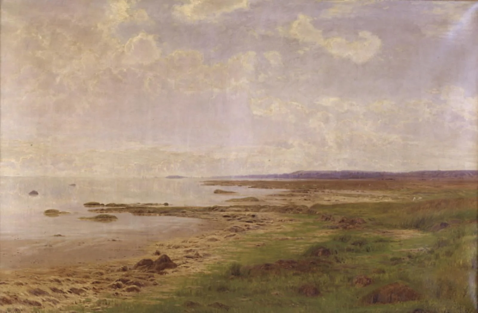 Parti af Jyllands østkyst. Stille sommerdag, by Unknown, 1886