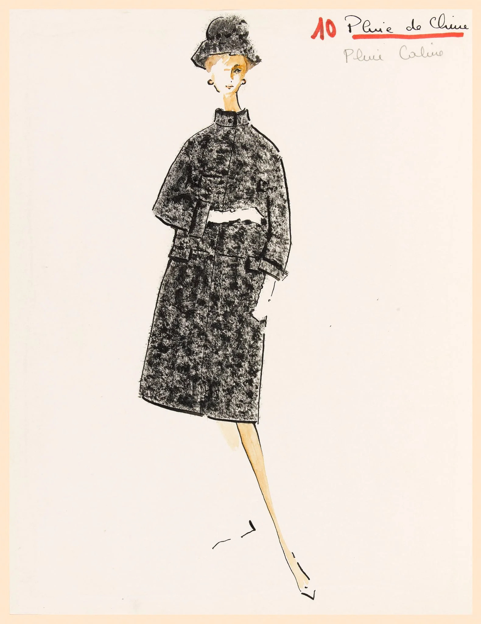 Pluie de Chine - Pluie Câline, by Carven, 1967