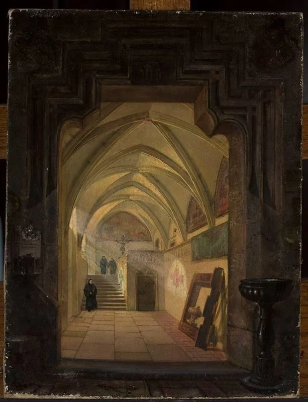 Interior of the cloister at the church of St. Catherine in Kraków