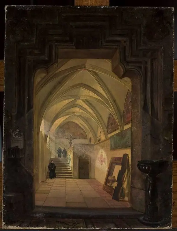 Interior of the cloister at the church of St. Catherine in Kraków