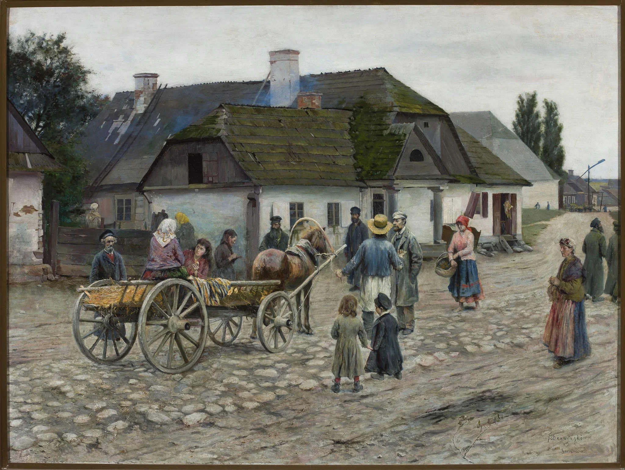 Street in Siennica
