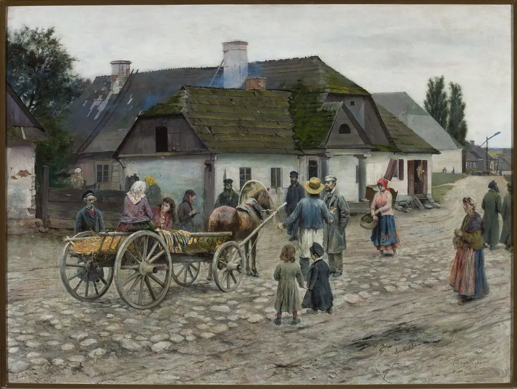 Street in Siennica