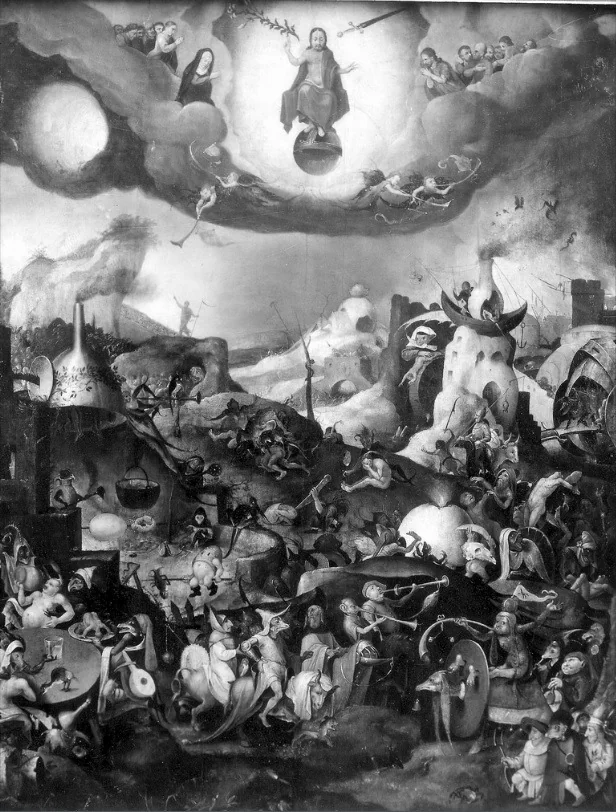 The Last Judgment, by Pieter Huys, oil, 1554