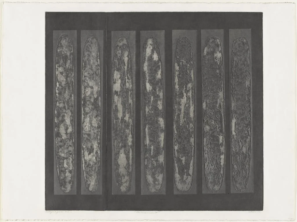 Untitled, by Minna Citron, ink, 1973
