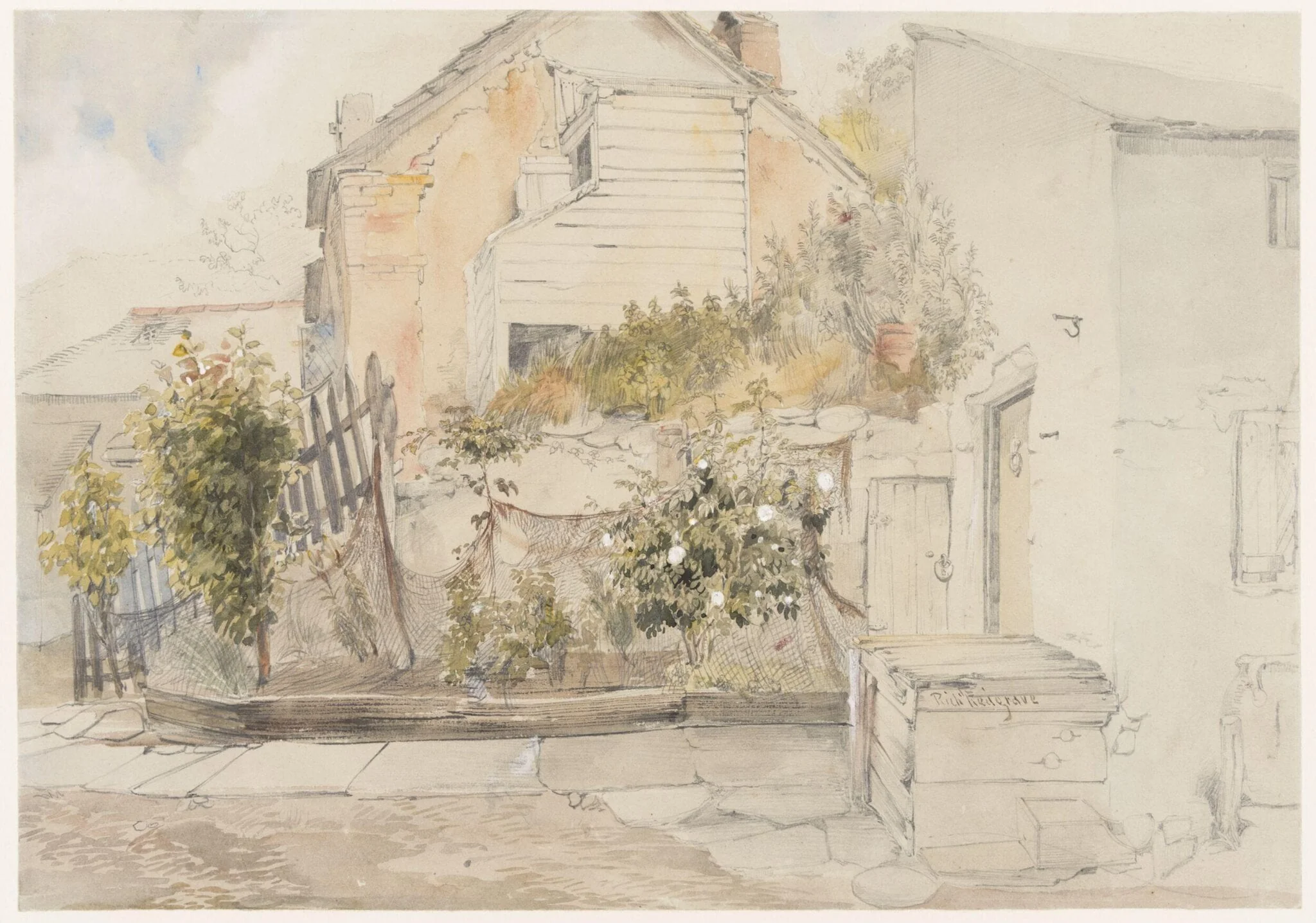 Backs of houses