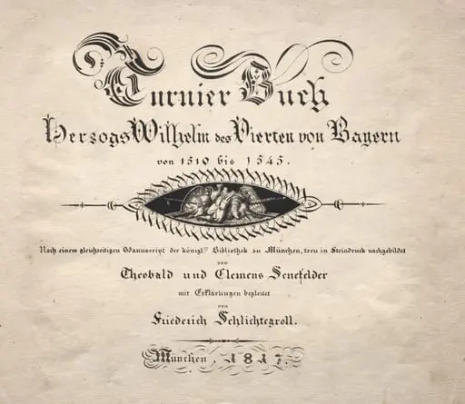 Book on Tournaments:  Title Page