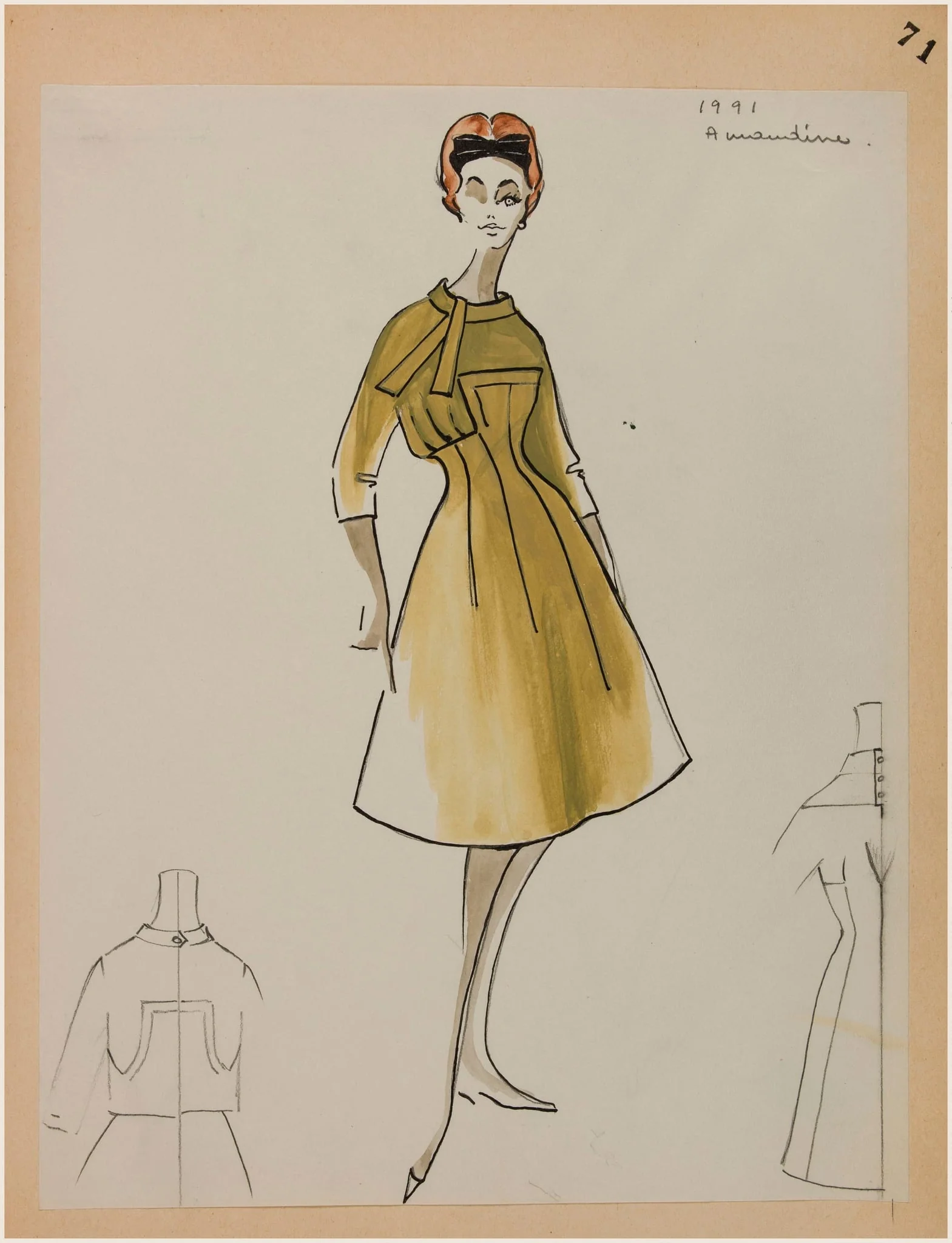 Amandine, by Carven, 1958