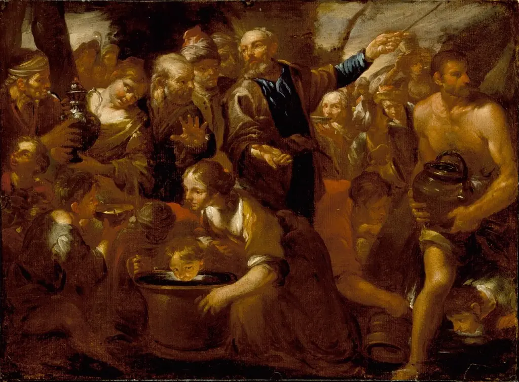 Moses Striking the Rock