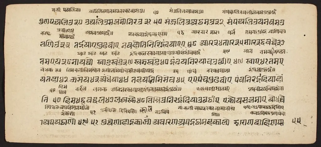 Tantric Manuscript "Sangrahani Sutra"