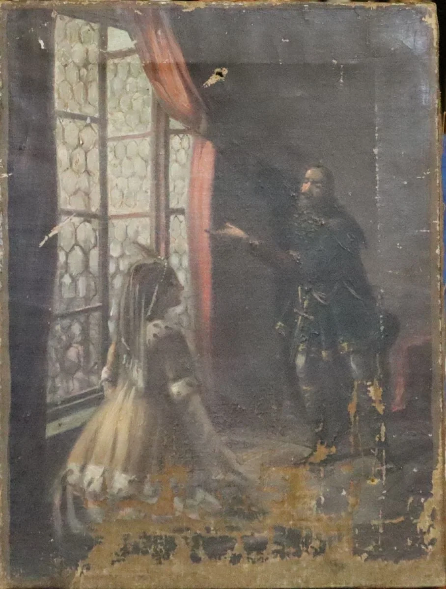 Alexandru Lăpușneanu și doamna Ruxandra, by Gheorghe (George) Ioachim Pompilian