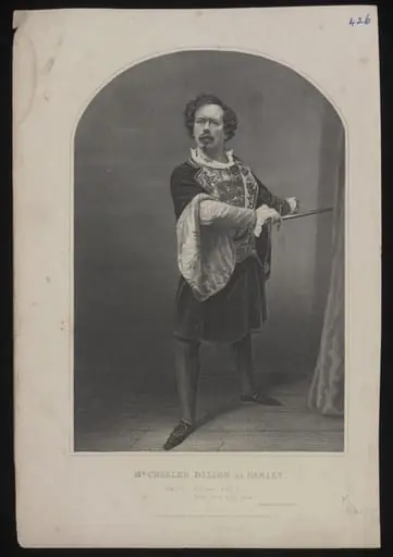 Mr Charles Dillon as Hamlet