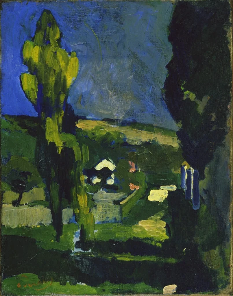 Untitled, by André Derain, oil, 1900