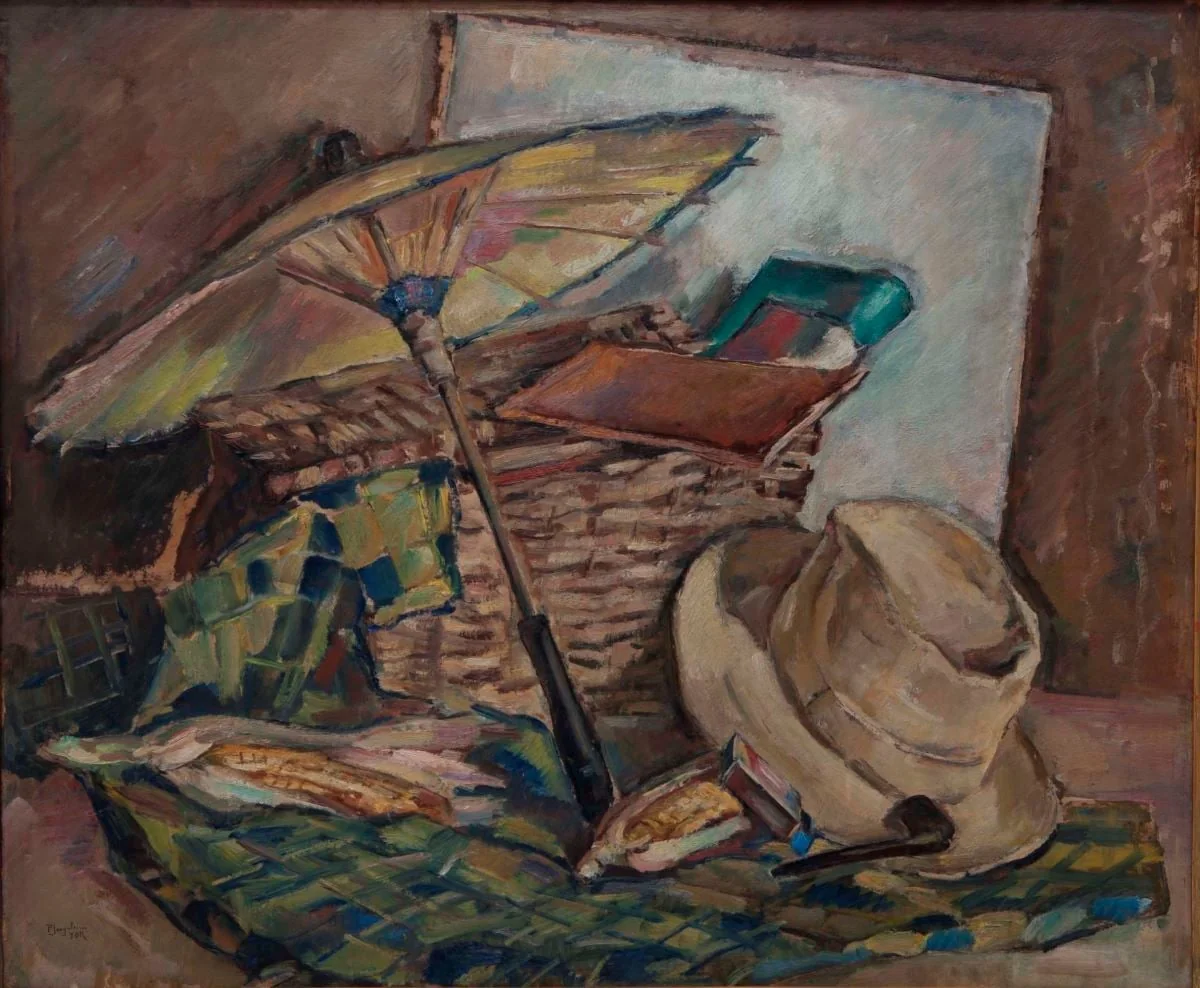 Natură moartă (Umbrela japoneză), by Petre Iorgulescu-Yor, unspecified, 1931