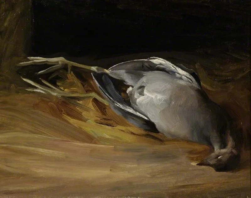 Study of a dead rail, by Charles Sims, unspecified, 1910