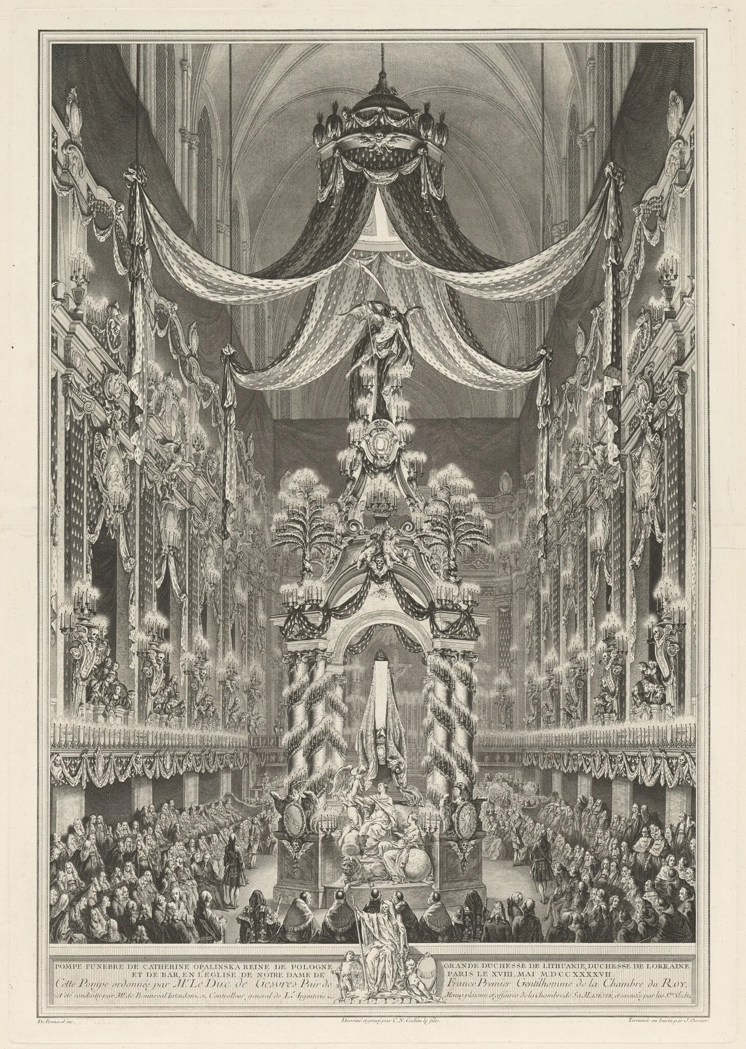 Pompe funèbre de Catherine Opalinska