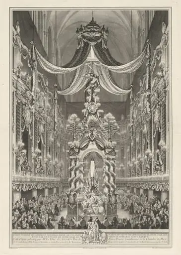 Pompe funèbre de Catherine Opalinska