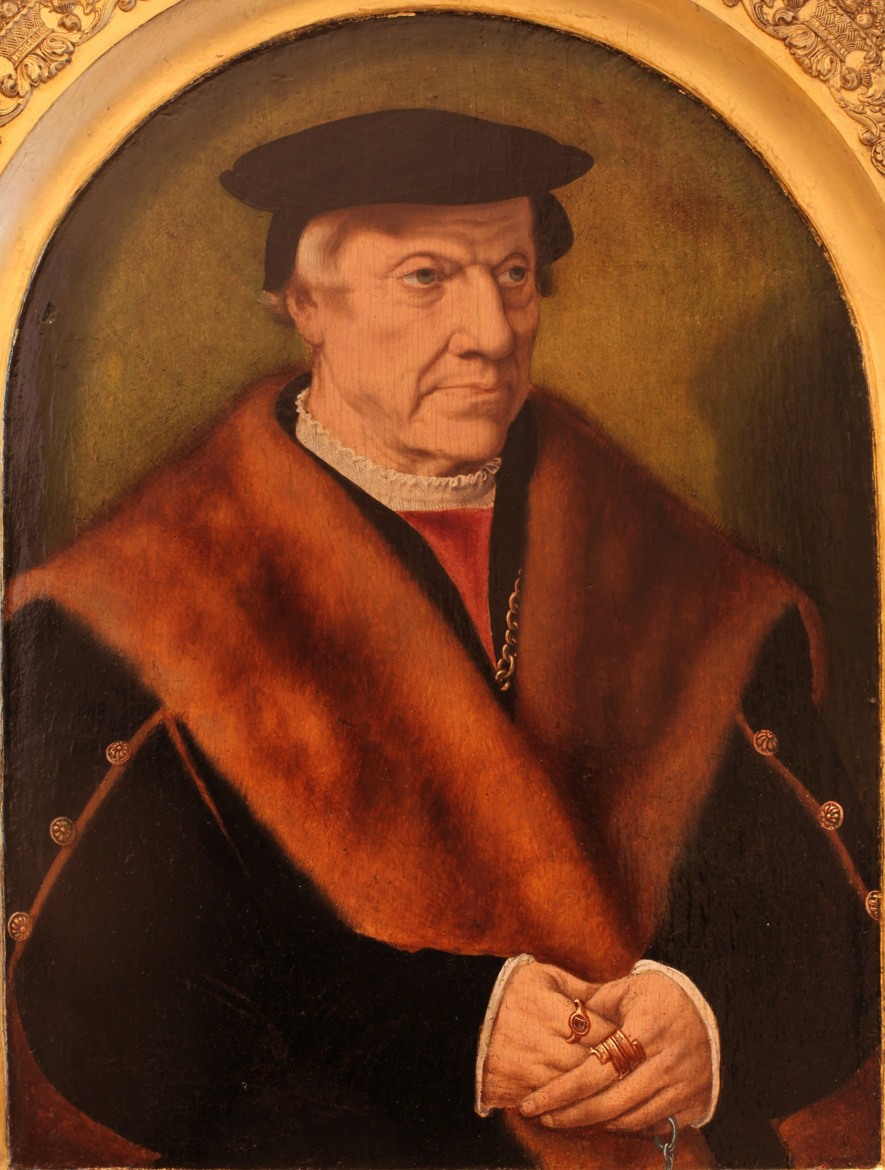 Portrait of a man, by Bartholomaeus Bruyn the Elder, unspecified, 1550