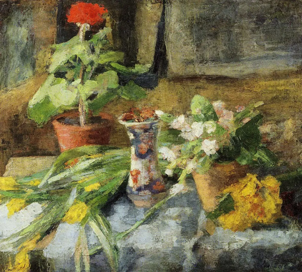 Still Life with Geranium