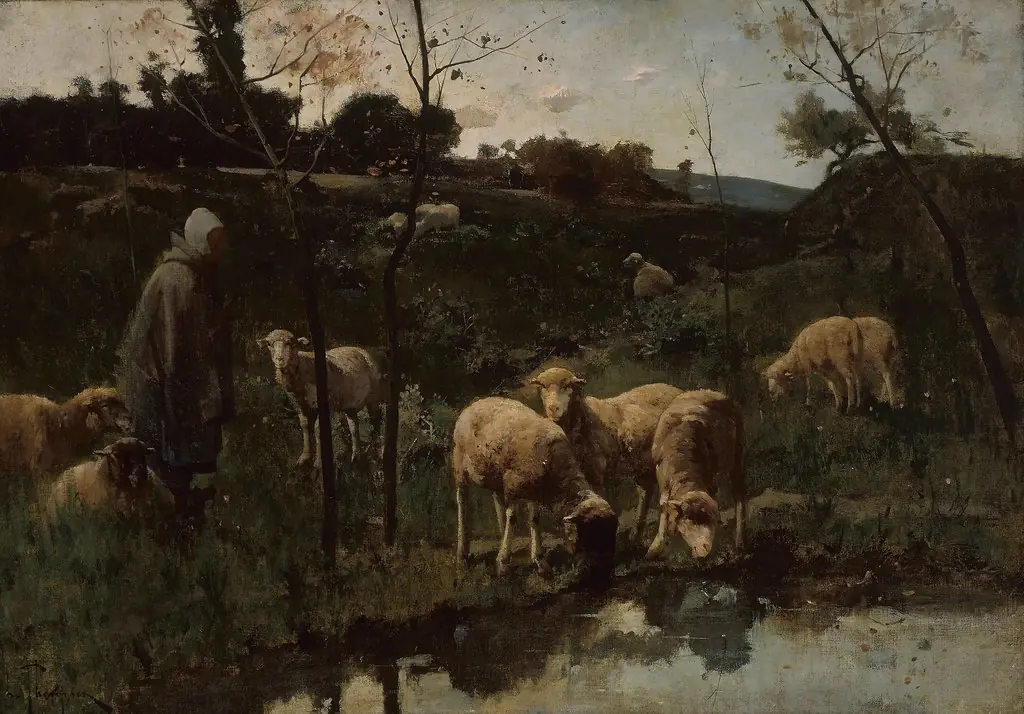 Landscape with Sheep, Picardy