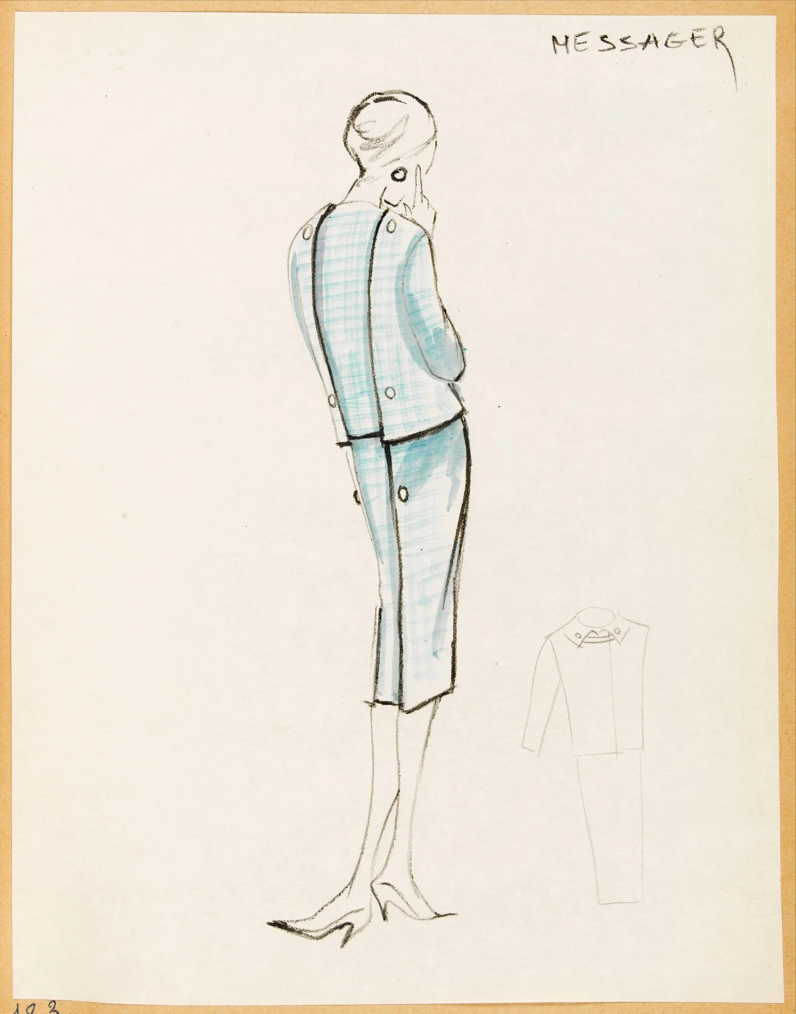 Messager, by Marie-Louise Carven, 1957