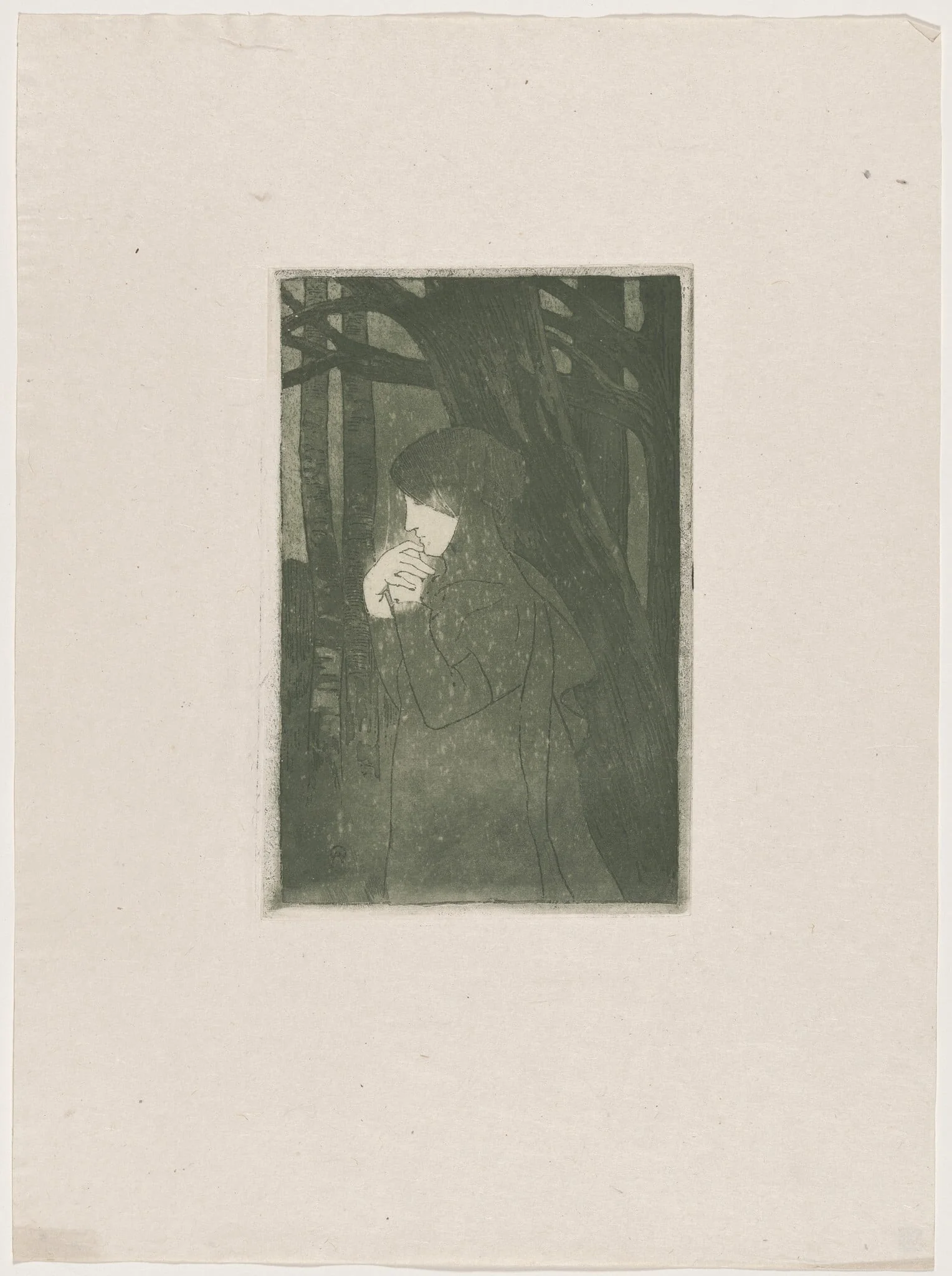 Passante, by Auguste Donnay, ink, 1895