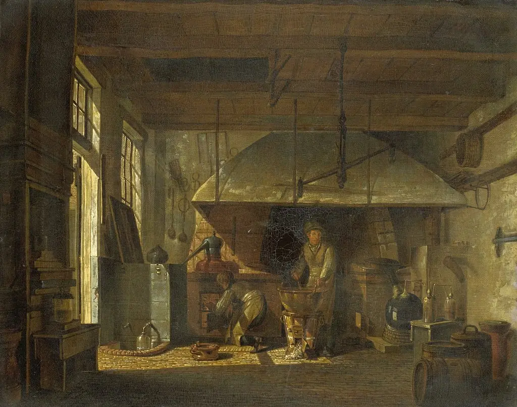 The Laboratory of A. d'Ailly near the Bulwark on the Zaagmolenpoort in Amsterdam