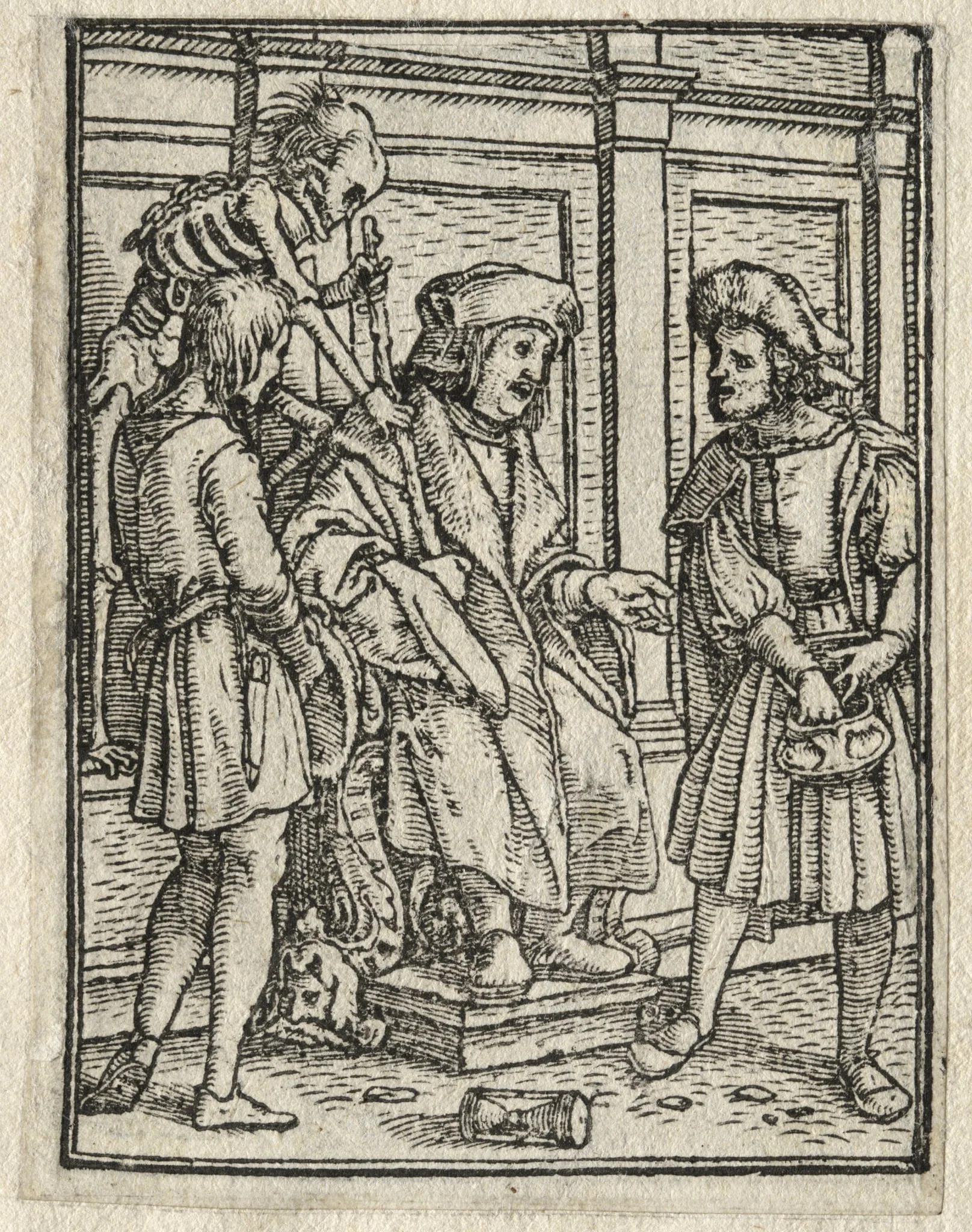 The Dance of Death:  The Judge, by Hans Holbein the Younger, 1526