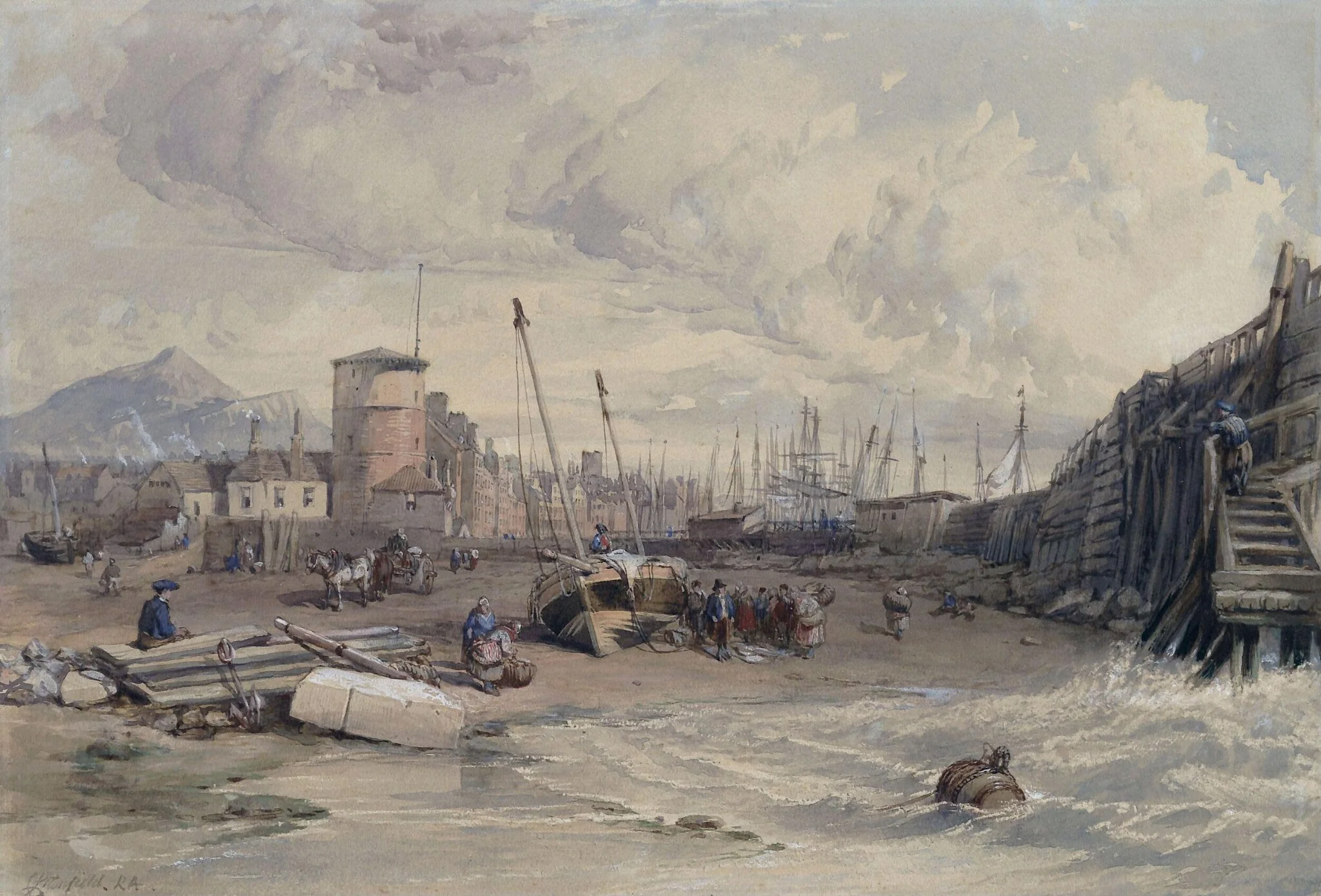 The Old Pier at Leith