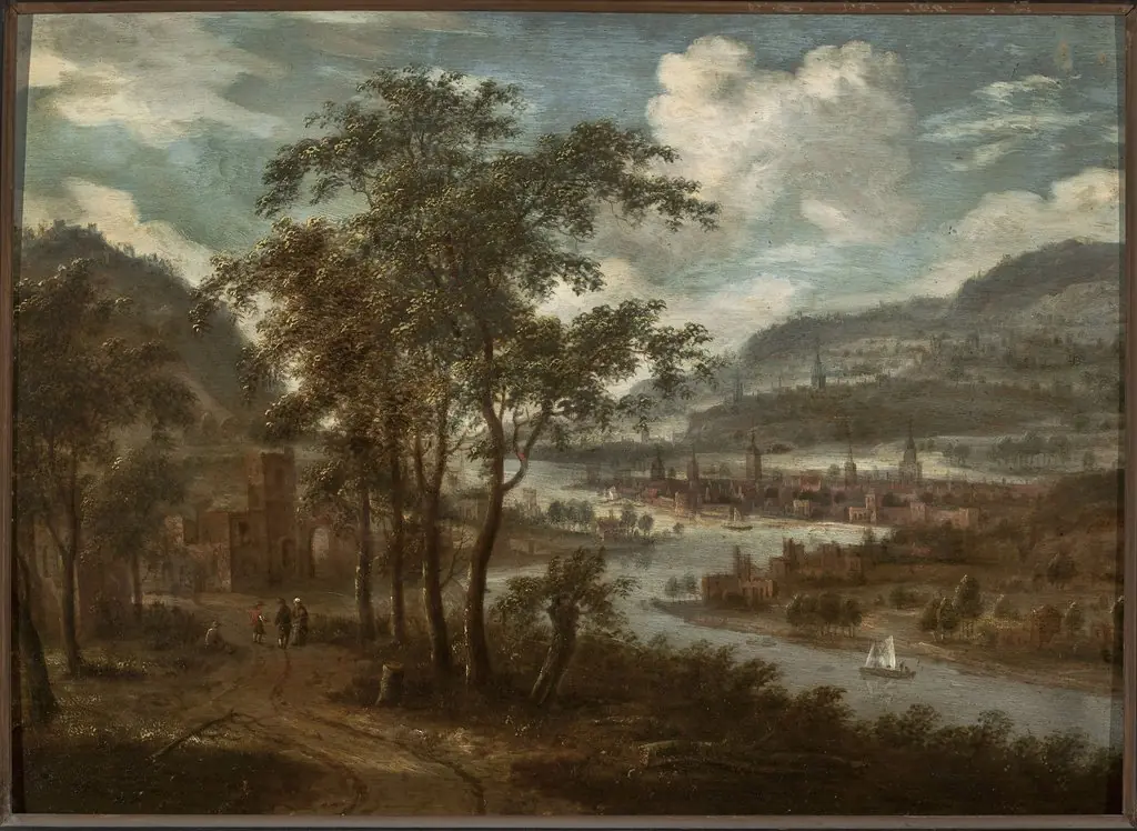 View of a river valley